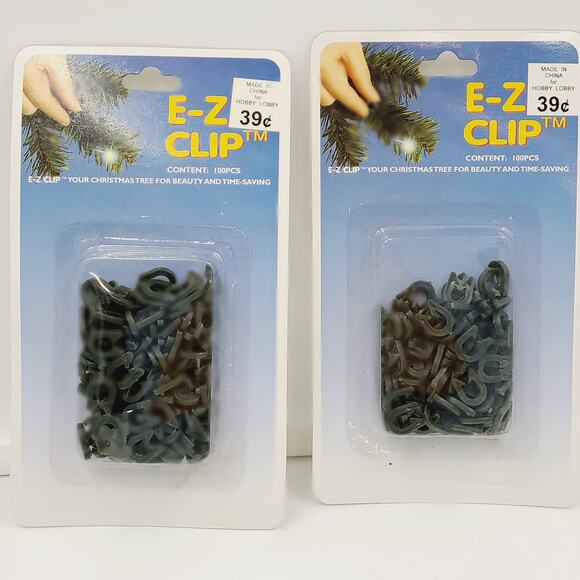 Vintage Christmas Decoration Clips (Lot of 4)  PRE-OWNED, IOB, NOT OPENED - Picture 2 of 5